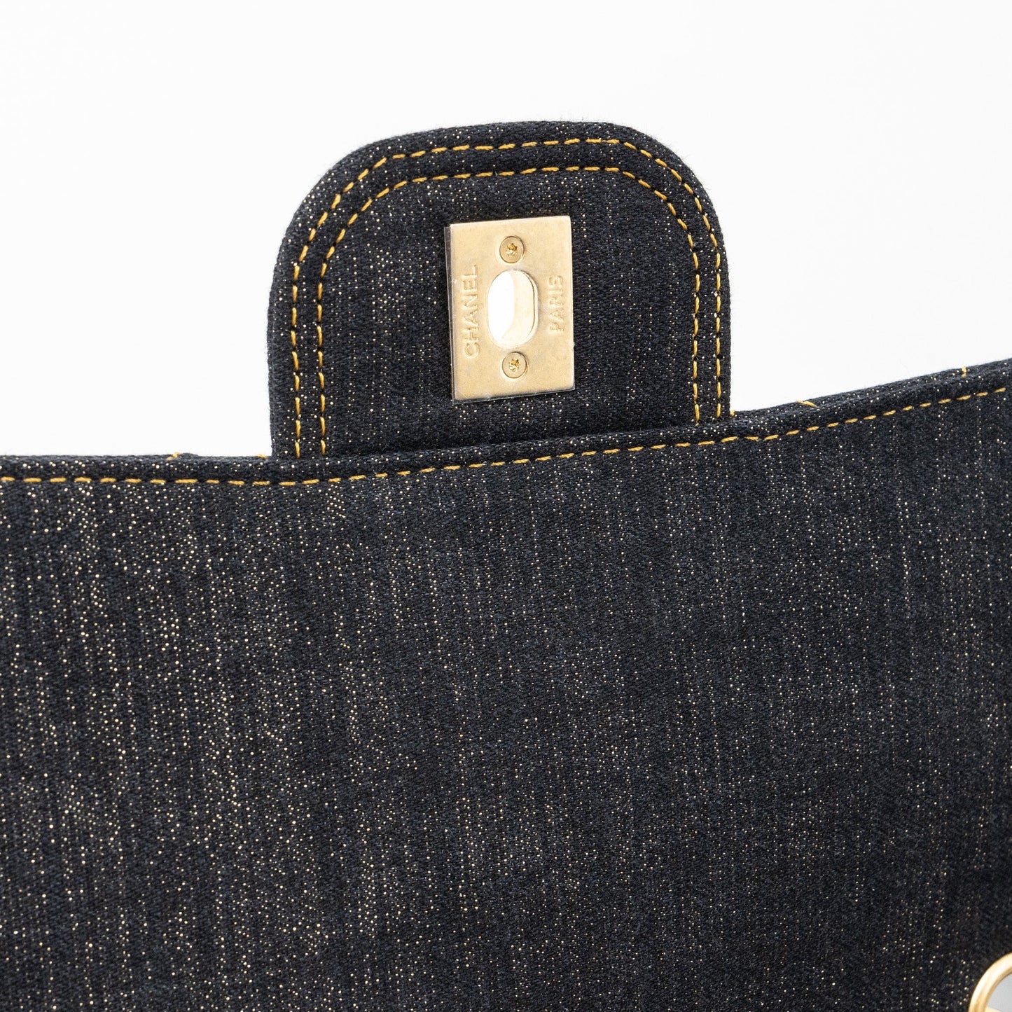 Chanel 23S flap backpack denim dark blue Brushed  (microchip)