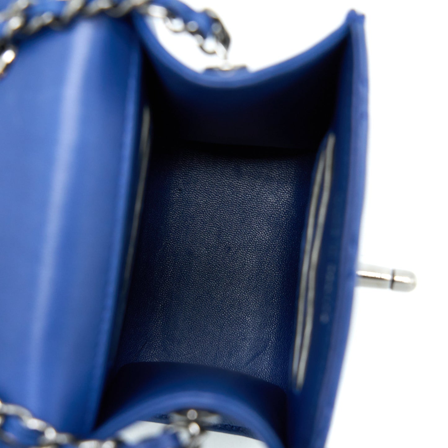 Chanel Flap Phone Case Lambskin Blue