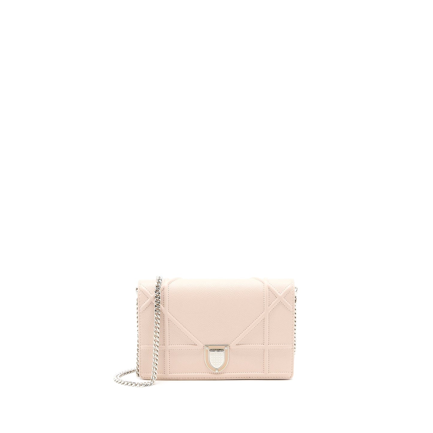 Dior Diorama Wallet On Chain Calfskin Light Pink