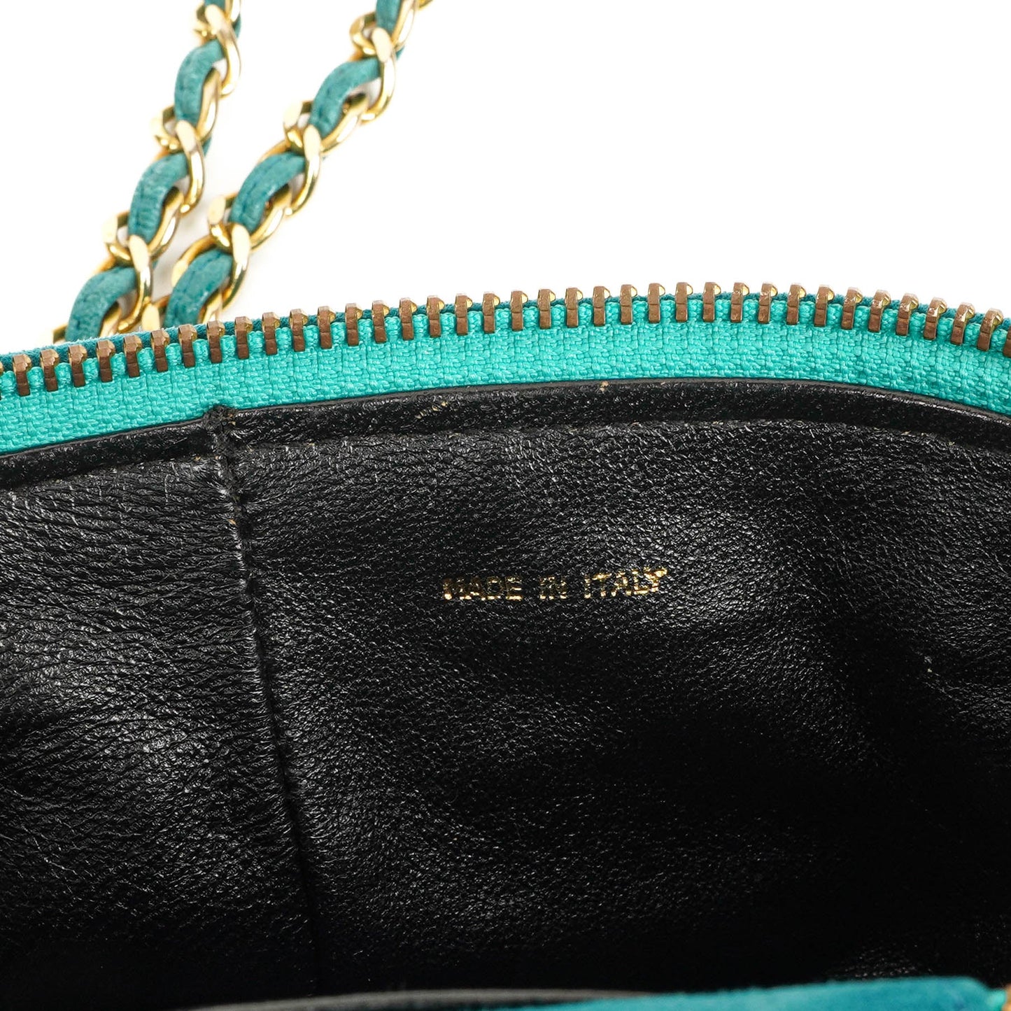 Chanel Quilted Suede Vanity Case