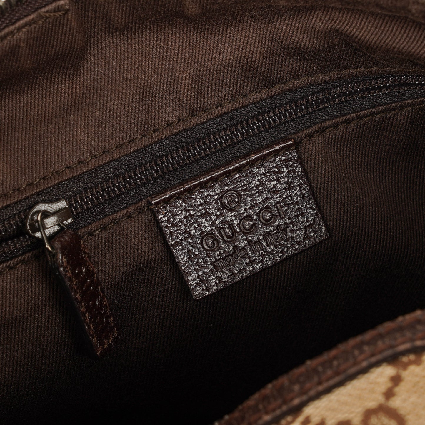 Gucci GG Beige Monogram Shoulder Bag