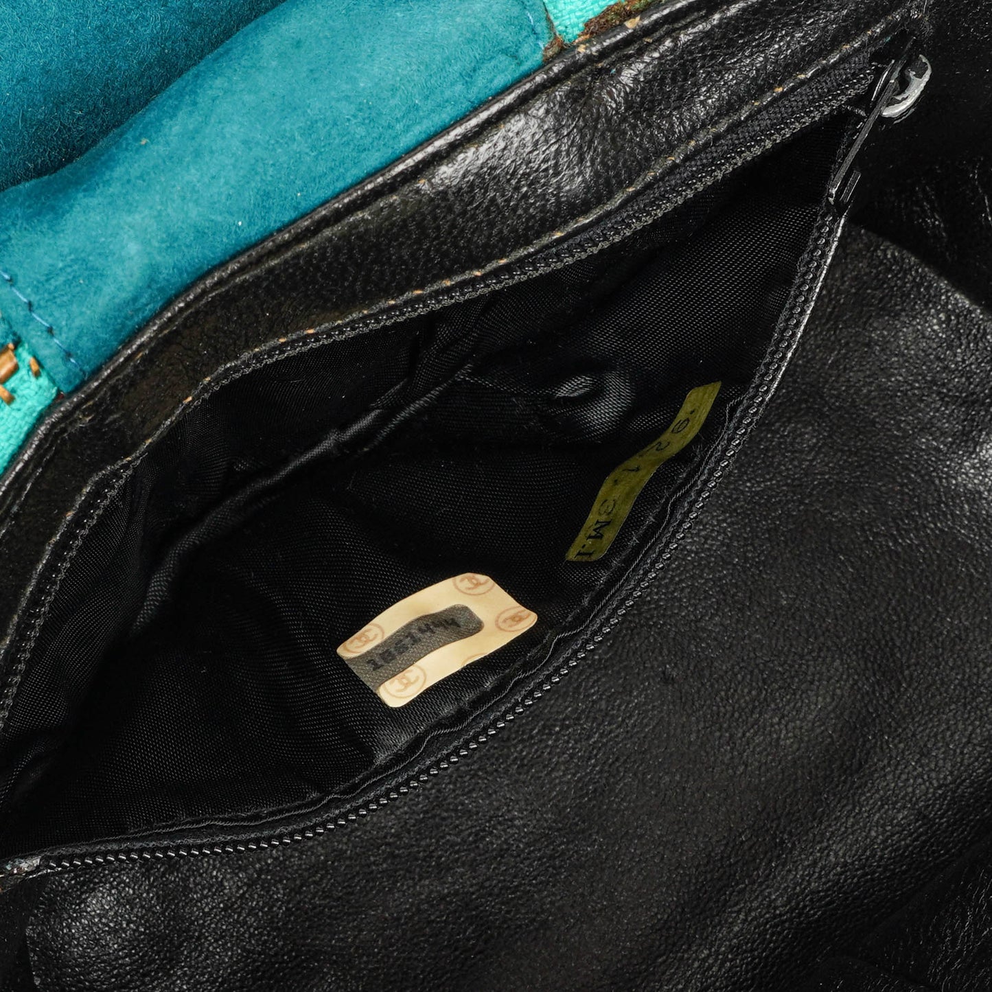 Chanel Quilted Suede Vanity Case