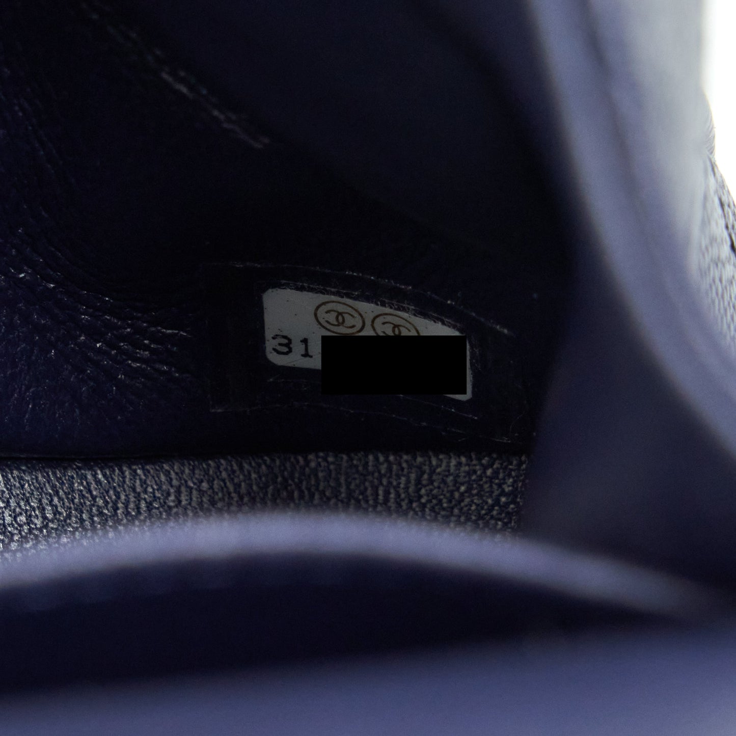 Chanel Small Classic Flap Bag Caviar Dark Blue L