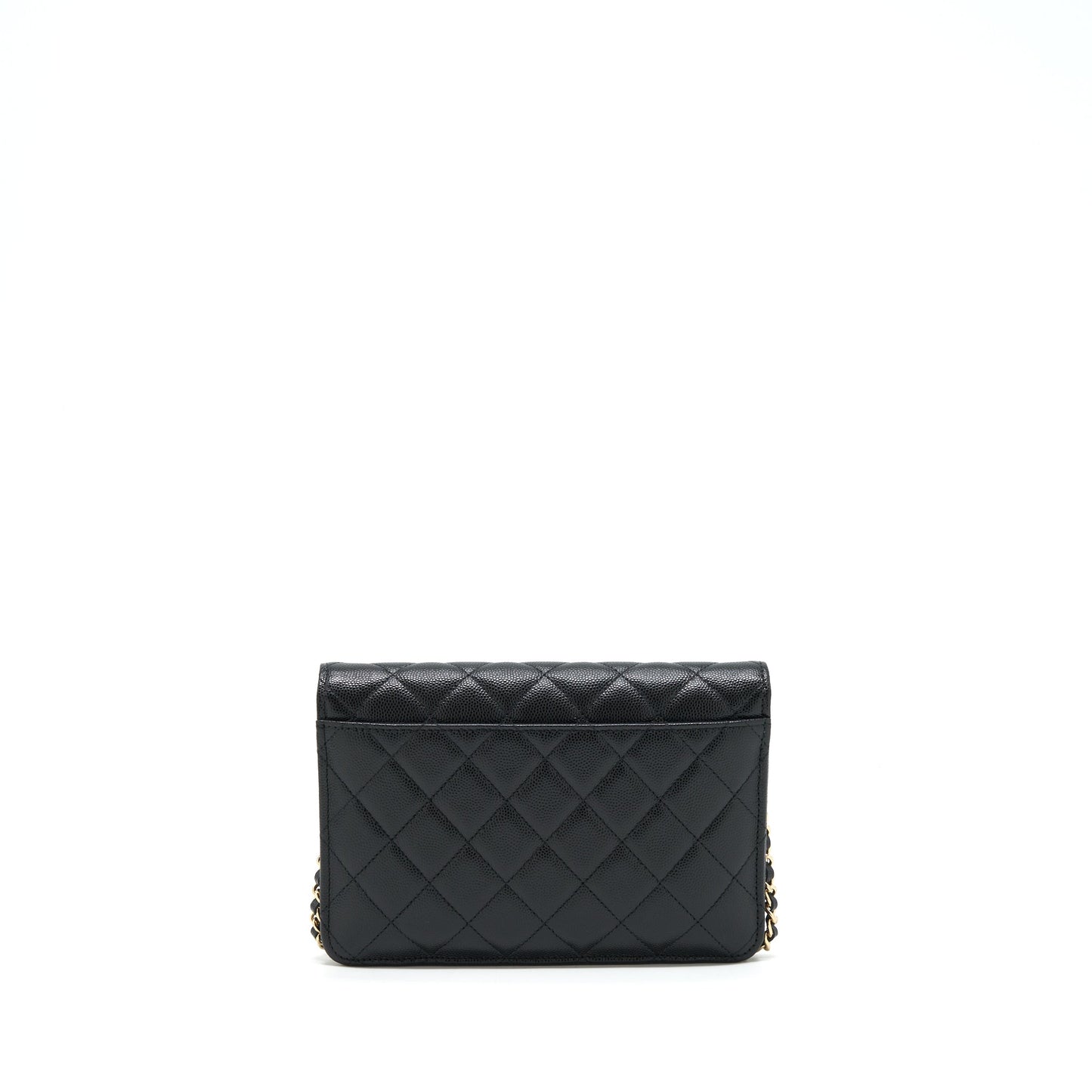 Chanel 2 In 1 Wallet On Chain Caviar Black