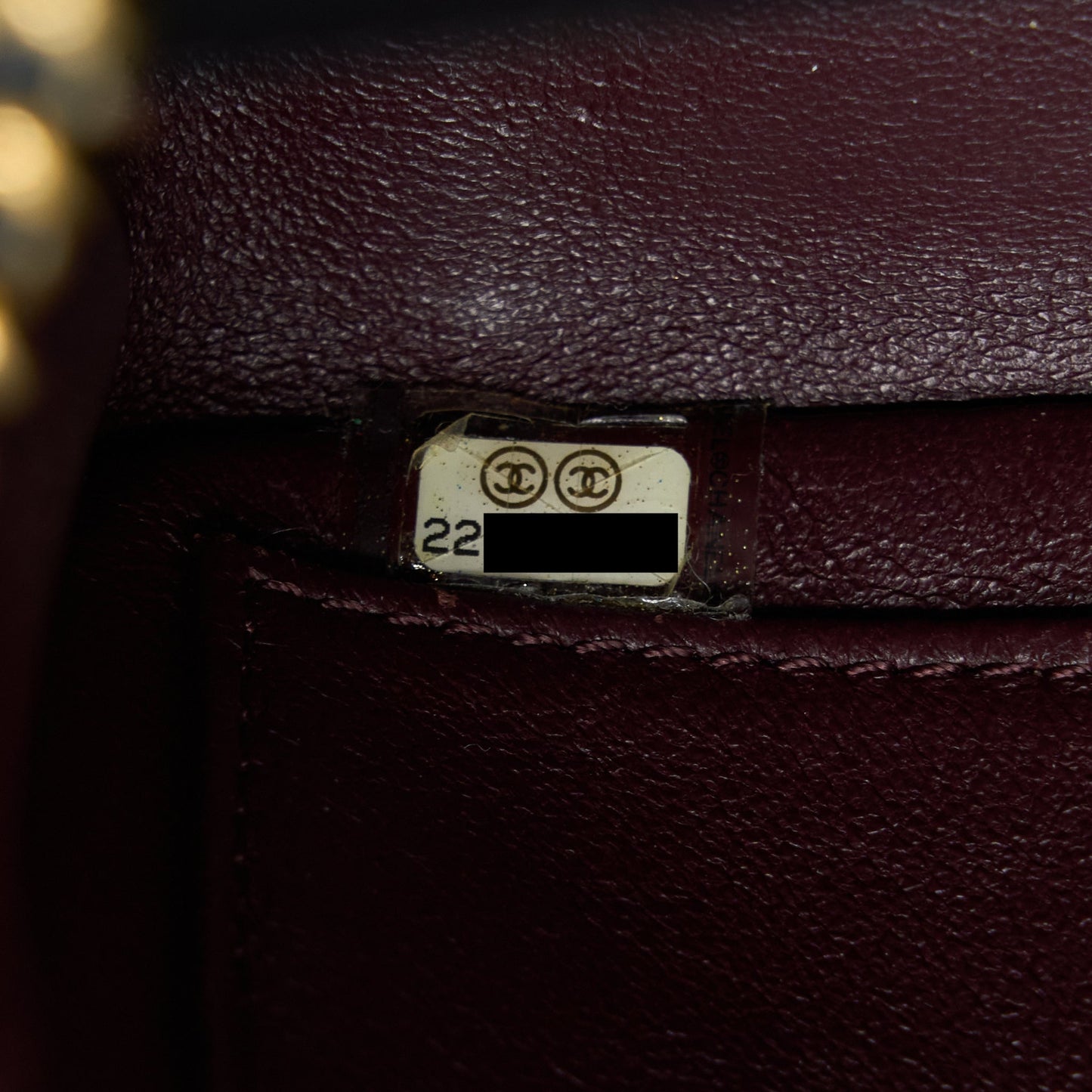 Chanel Filigree Flap Bag Caviar Black