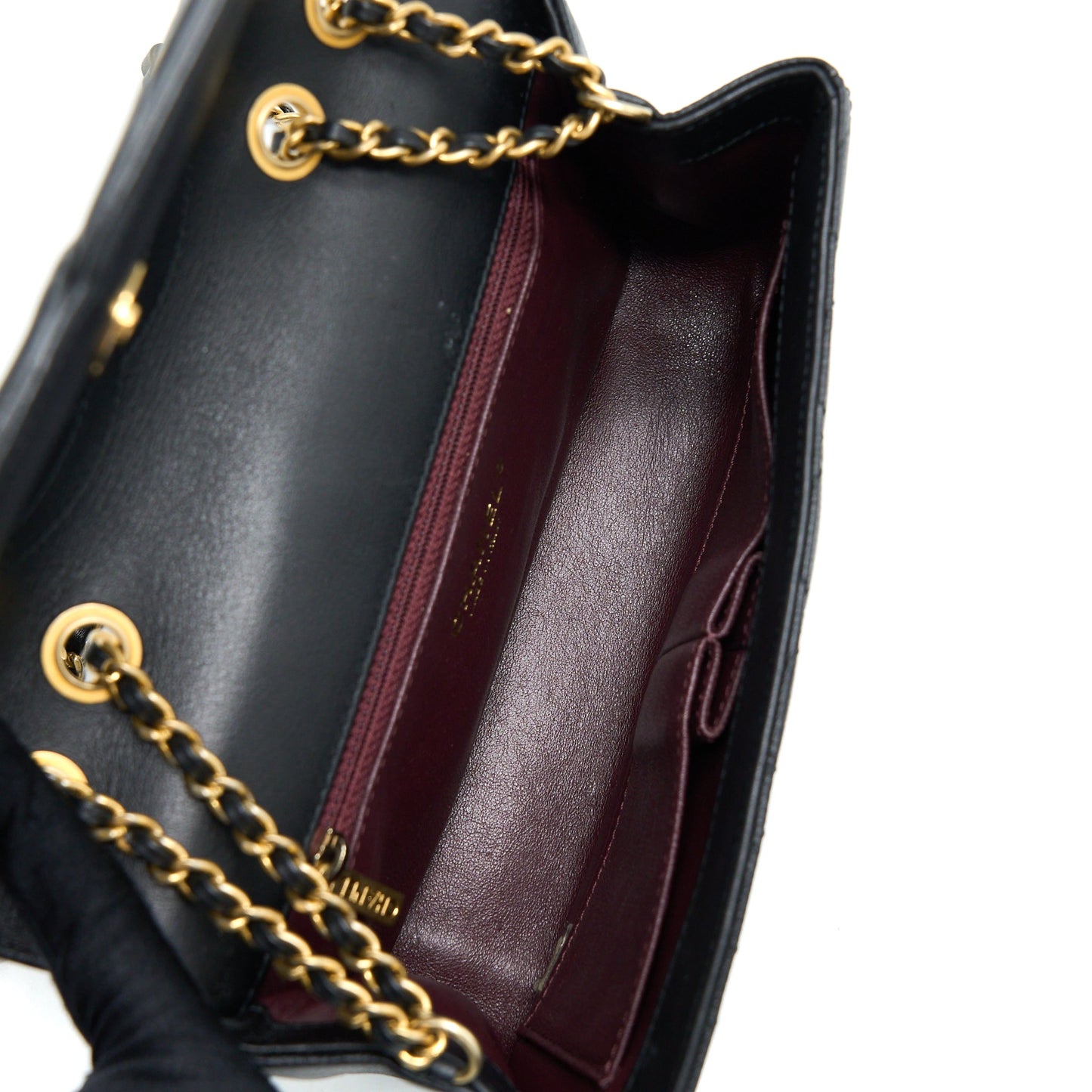 Chanel Filigree Flap Bag Caviar Black
