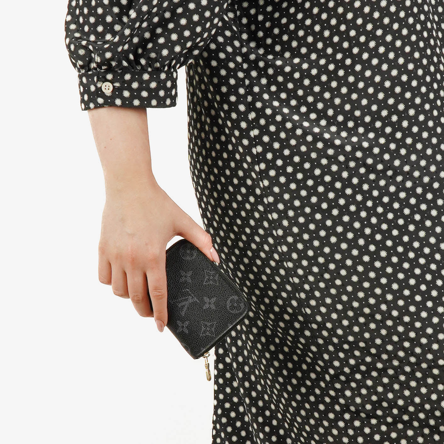 Louis Vuitton Monogram Eclipse Zippy Coin Purse
