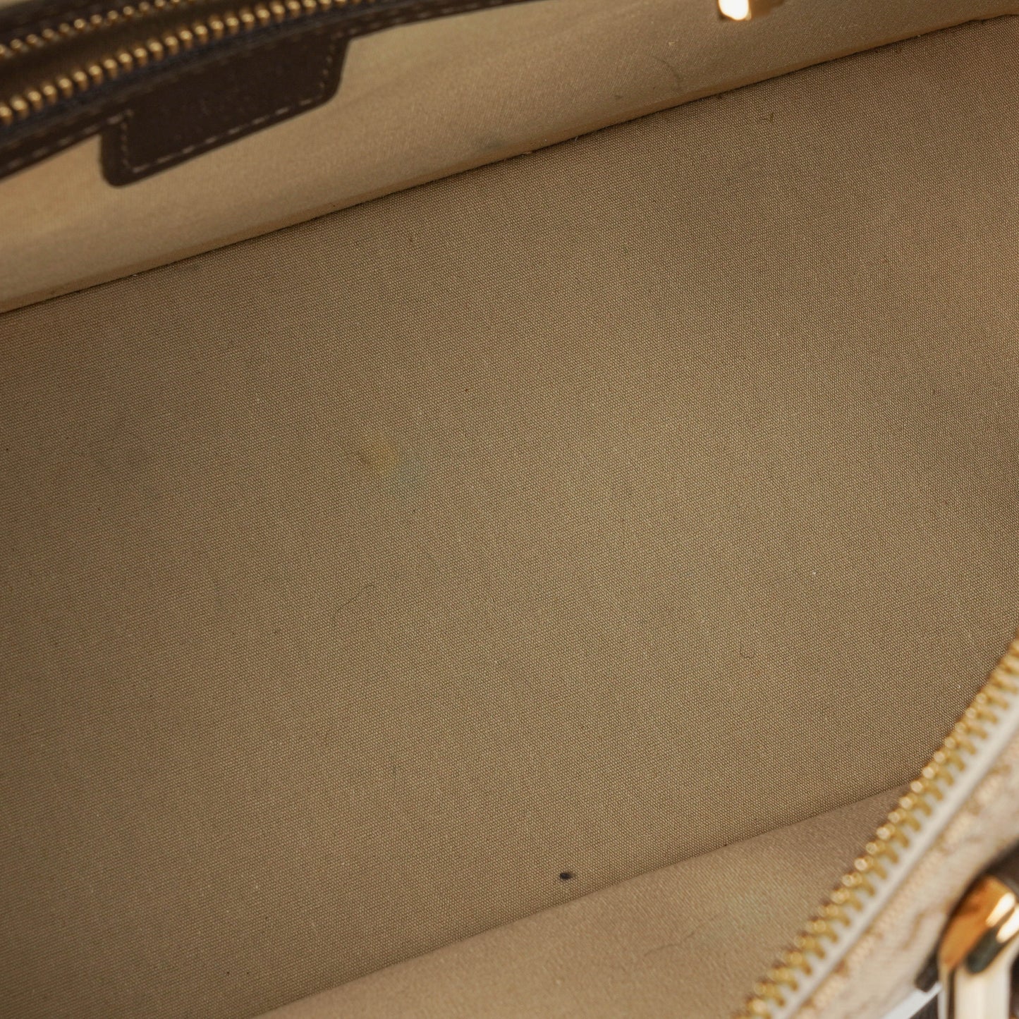 Louis Vuitton Mini Alma Long Brown Monogram Handbag