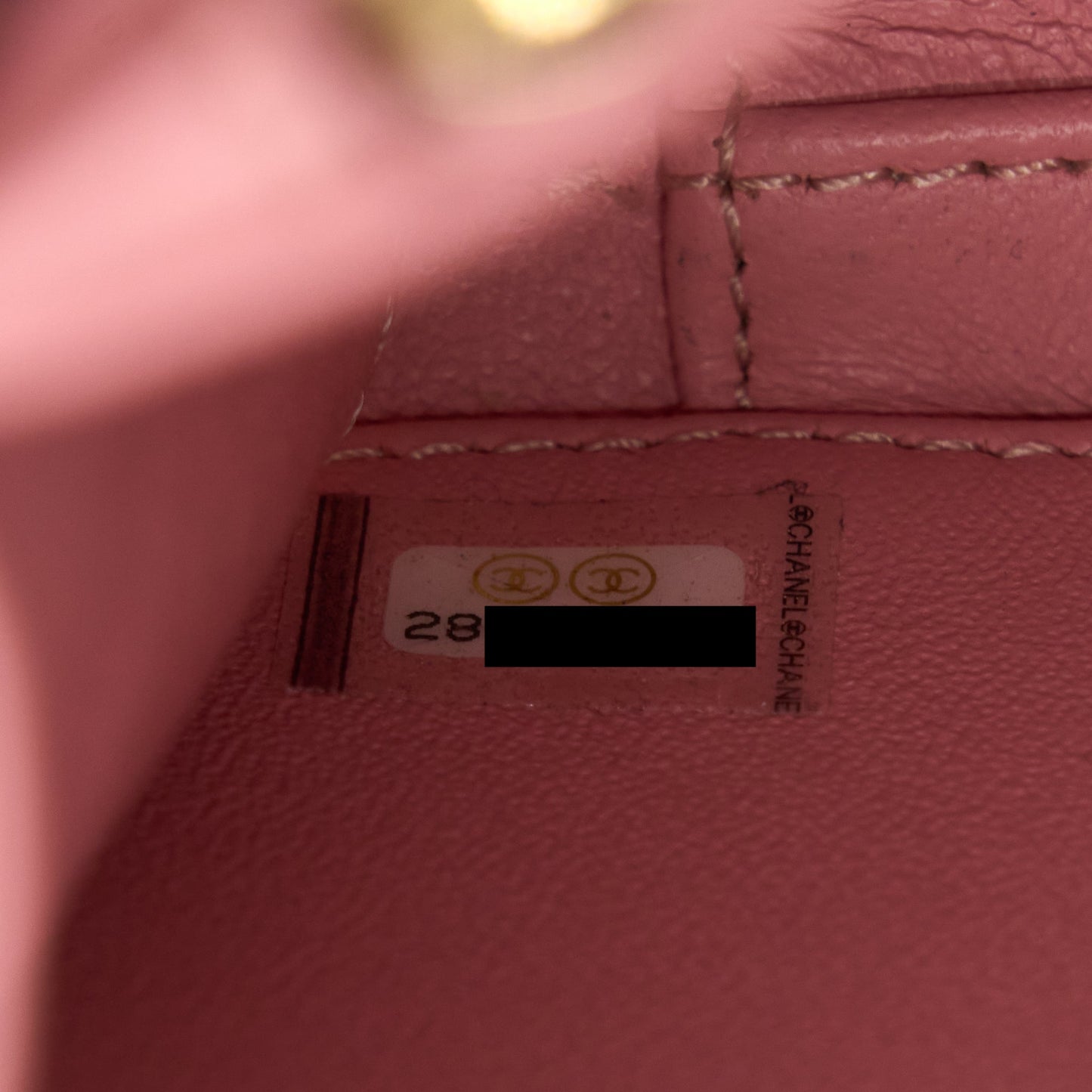Chanel Filigree Vanity Case Caviar Pink