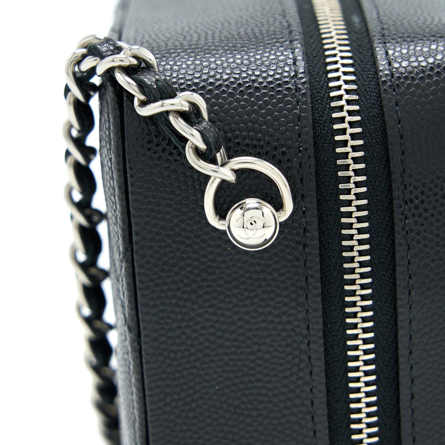 Chanel Mini Camera Case Caviar Black