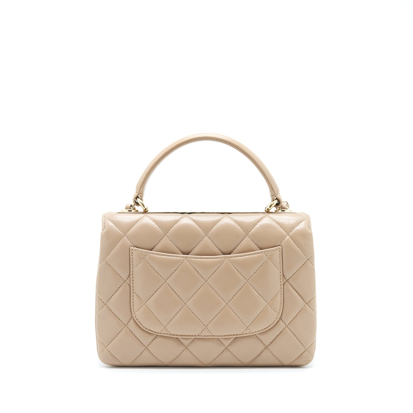Chanel Trendy CC Flap Bag Lambskin Beige L