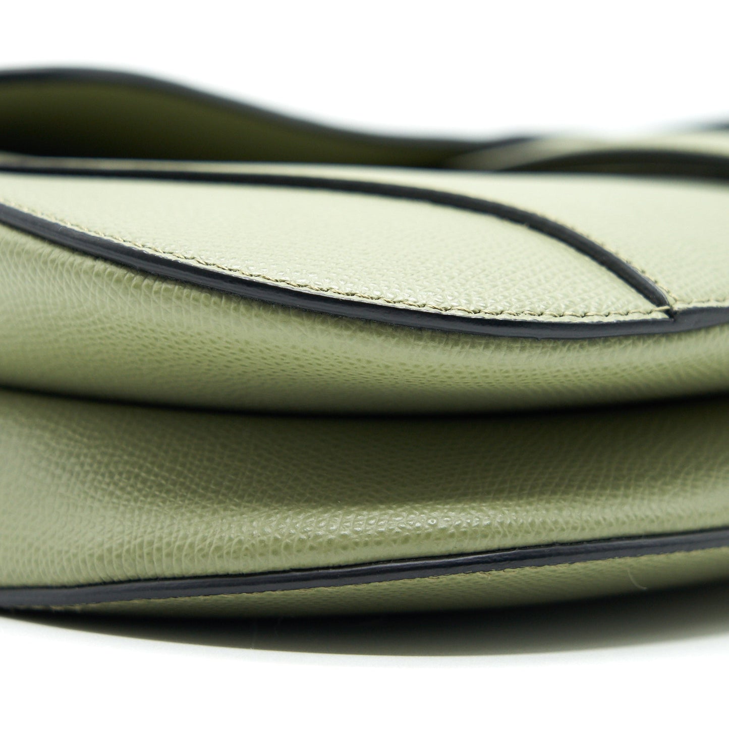 Christian Dior Medium Saddle Purse Green