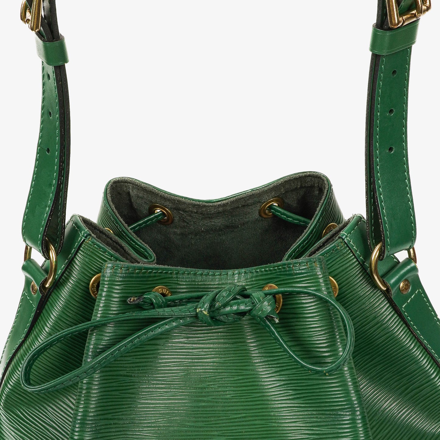 Louis Vuitton Noe Grande GM Green EPI Leather Shoulder Bag