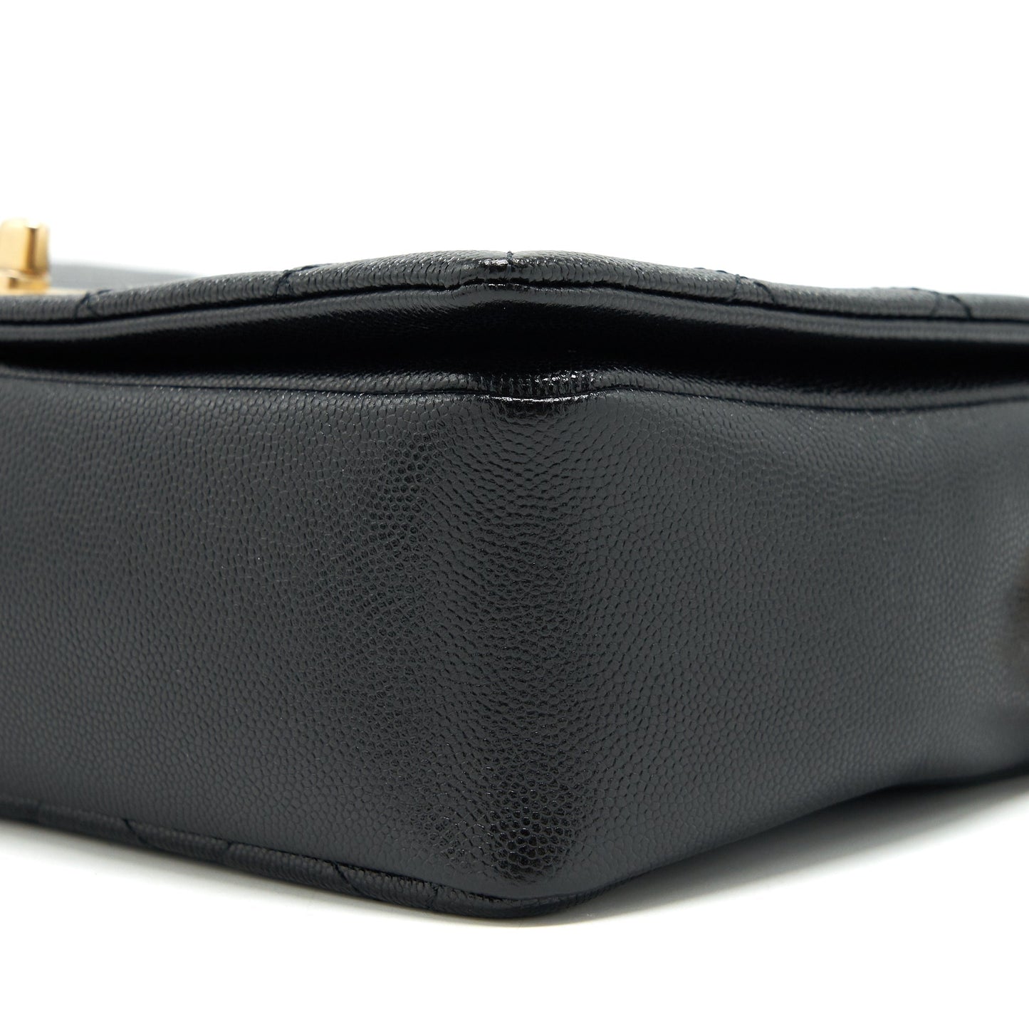 Chanel Seasonal Flap Bag Caviar Black