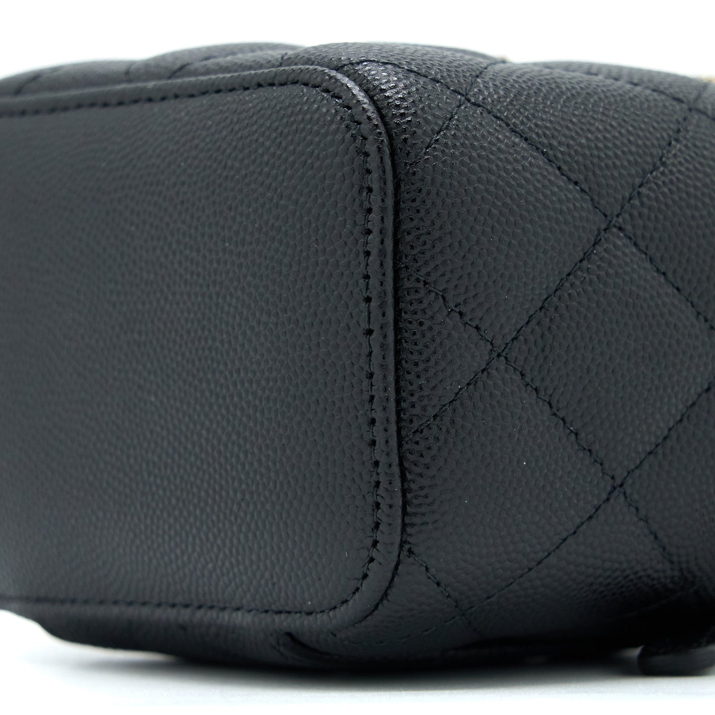 Chanel Mini Square Vanity Case Caviar Black L