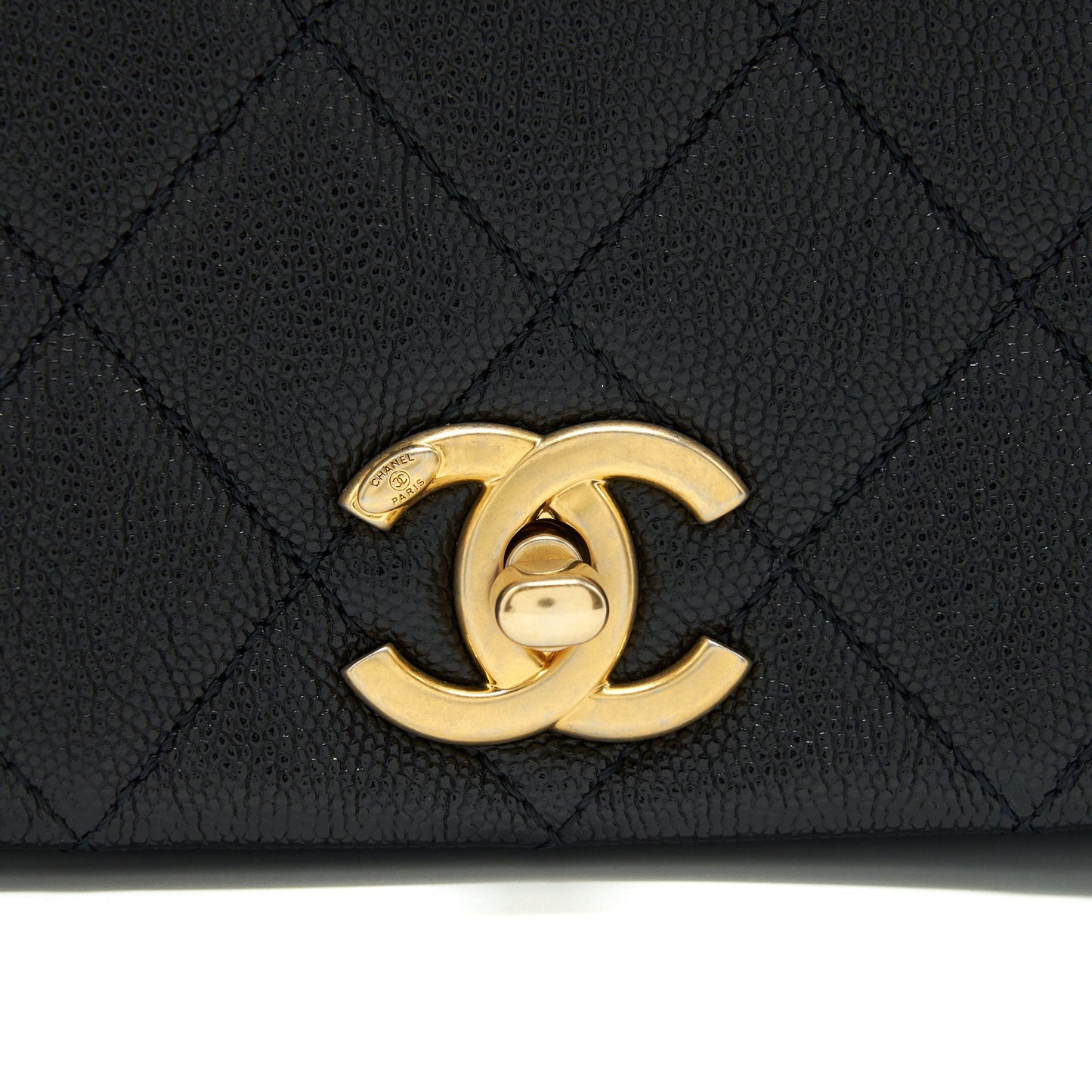 Chanel Seasonal Flap Bag Caviar Black