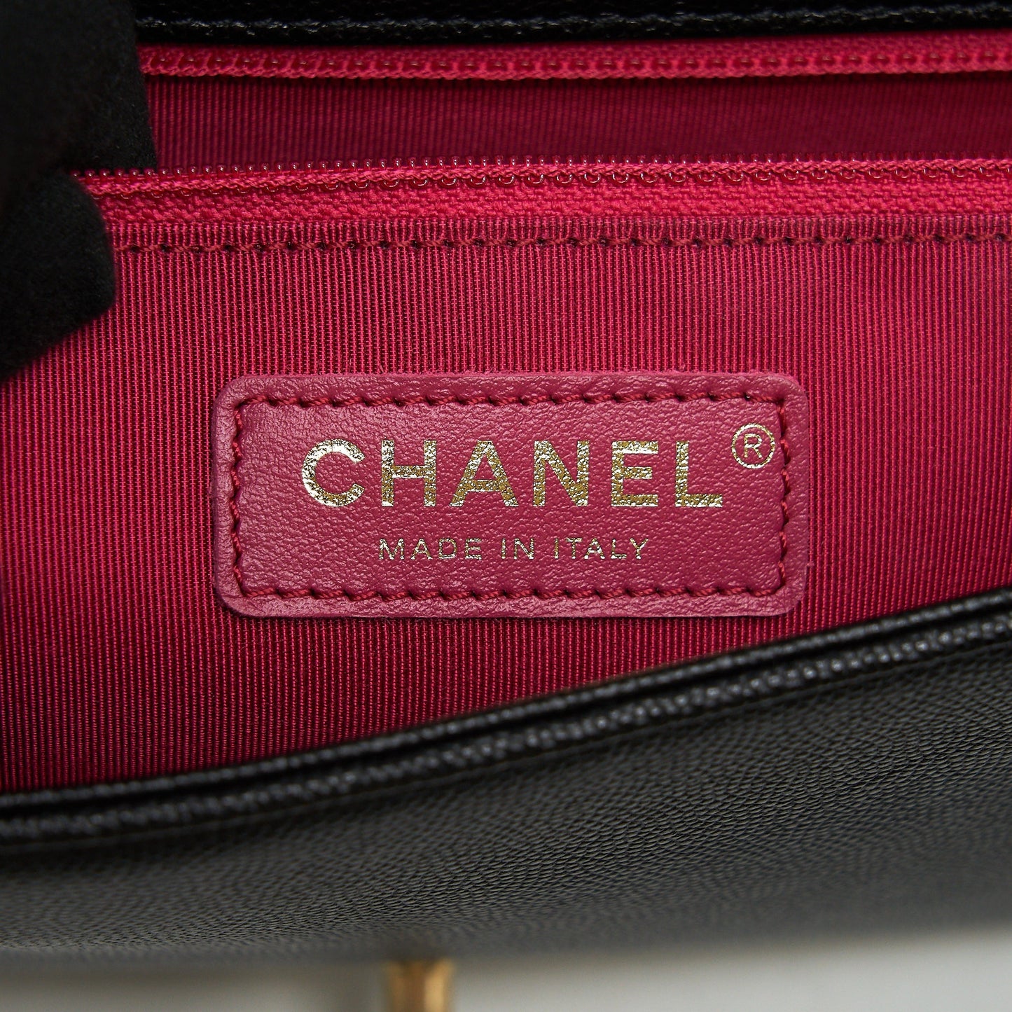 Chanel Seasonal Flap Bag Caviar Black