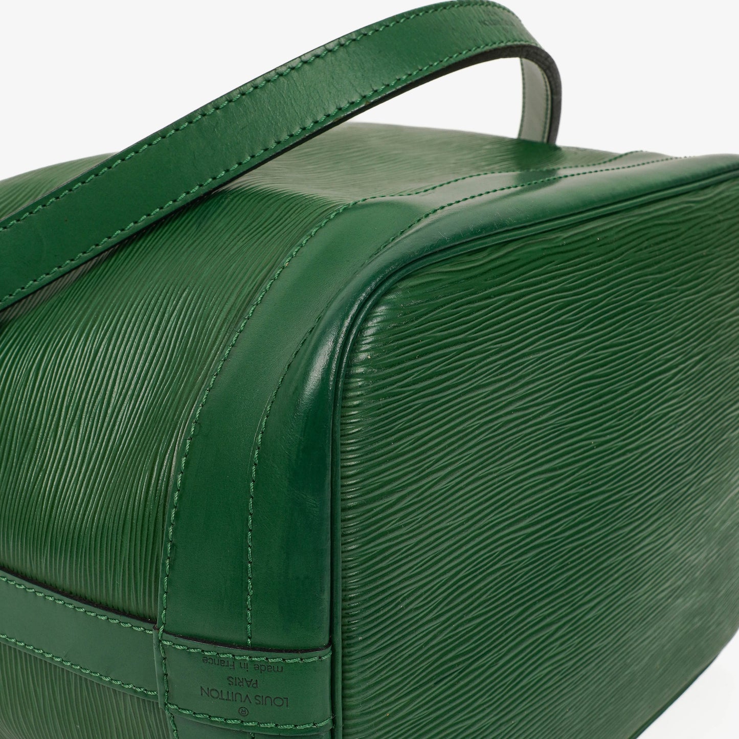 Louis Vuitton Noe Grande GM Green EPI Leather Shoulder Bag