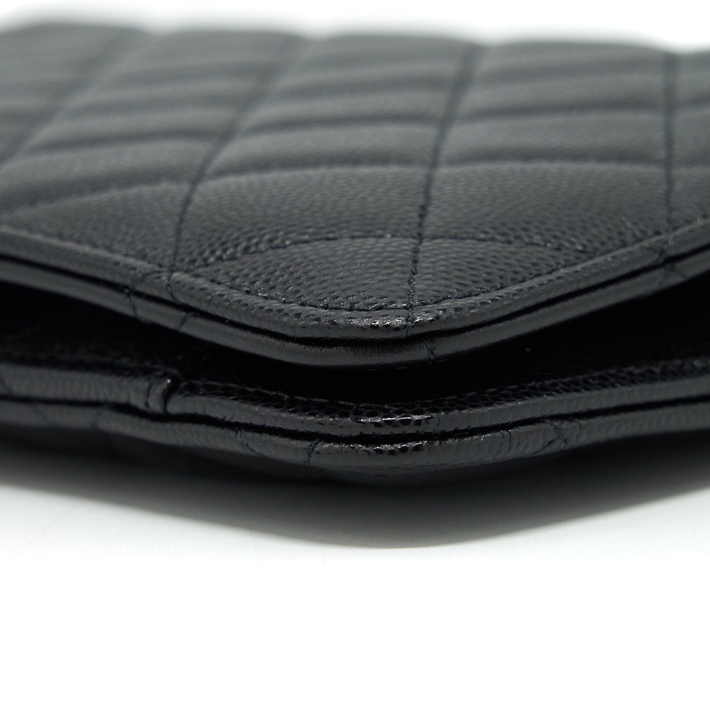 Chanel 2 In 1 Wallet On Chain Caviar Black
