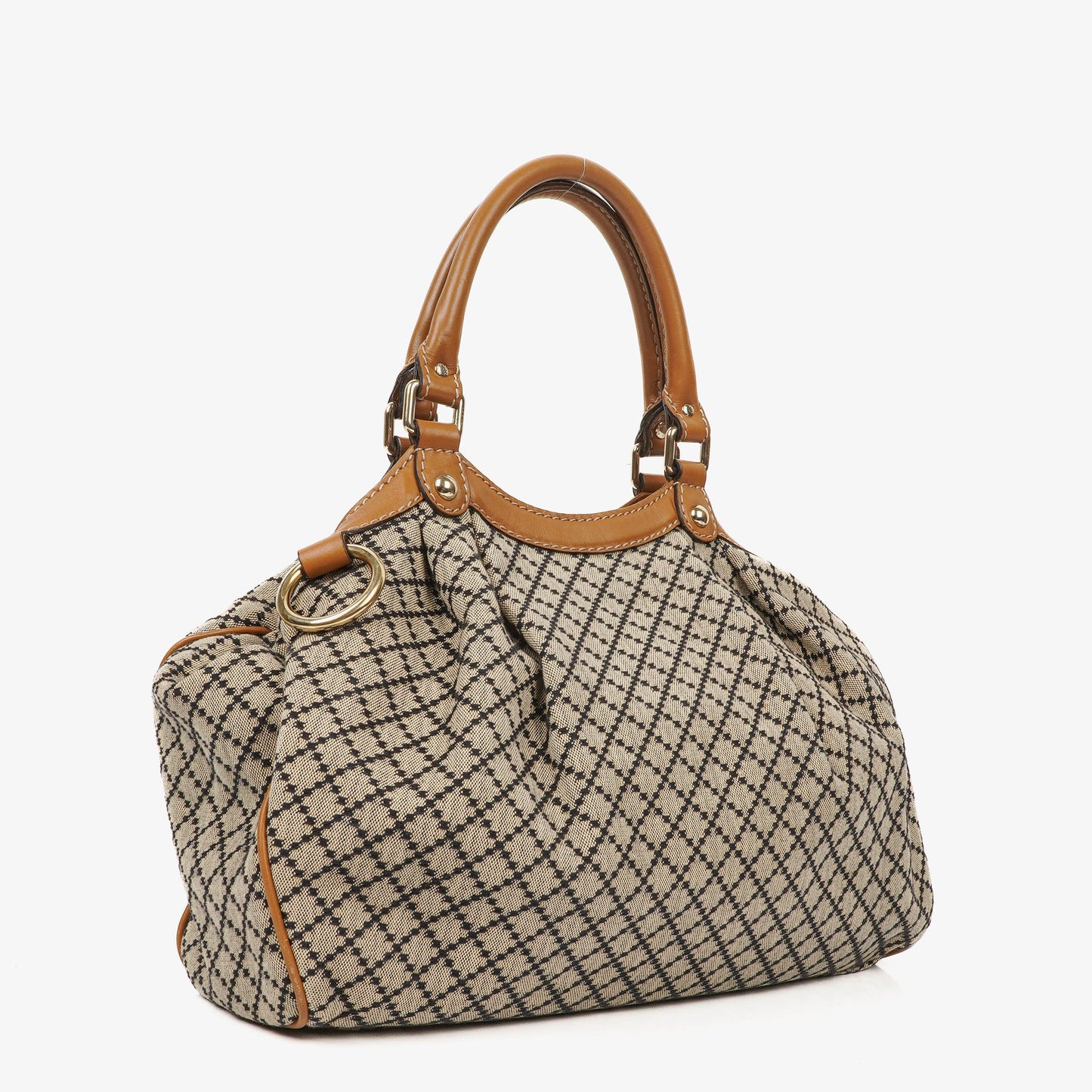Gucci Sukey Beige Monogram Tote Bag