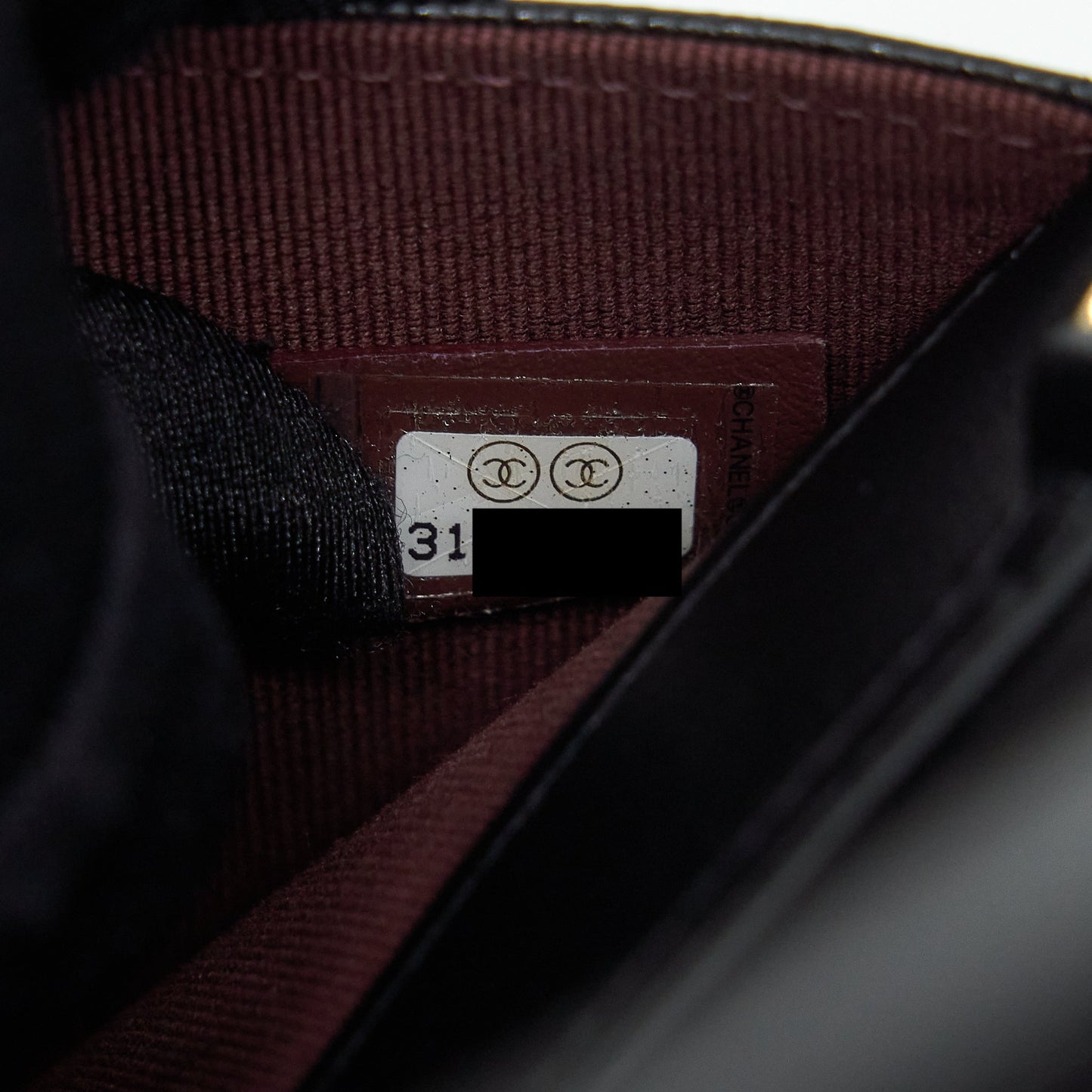 Chanel 2 In 1 Wallet On Chain Caviar Black