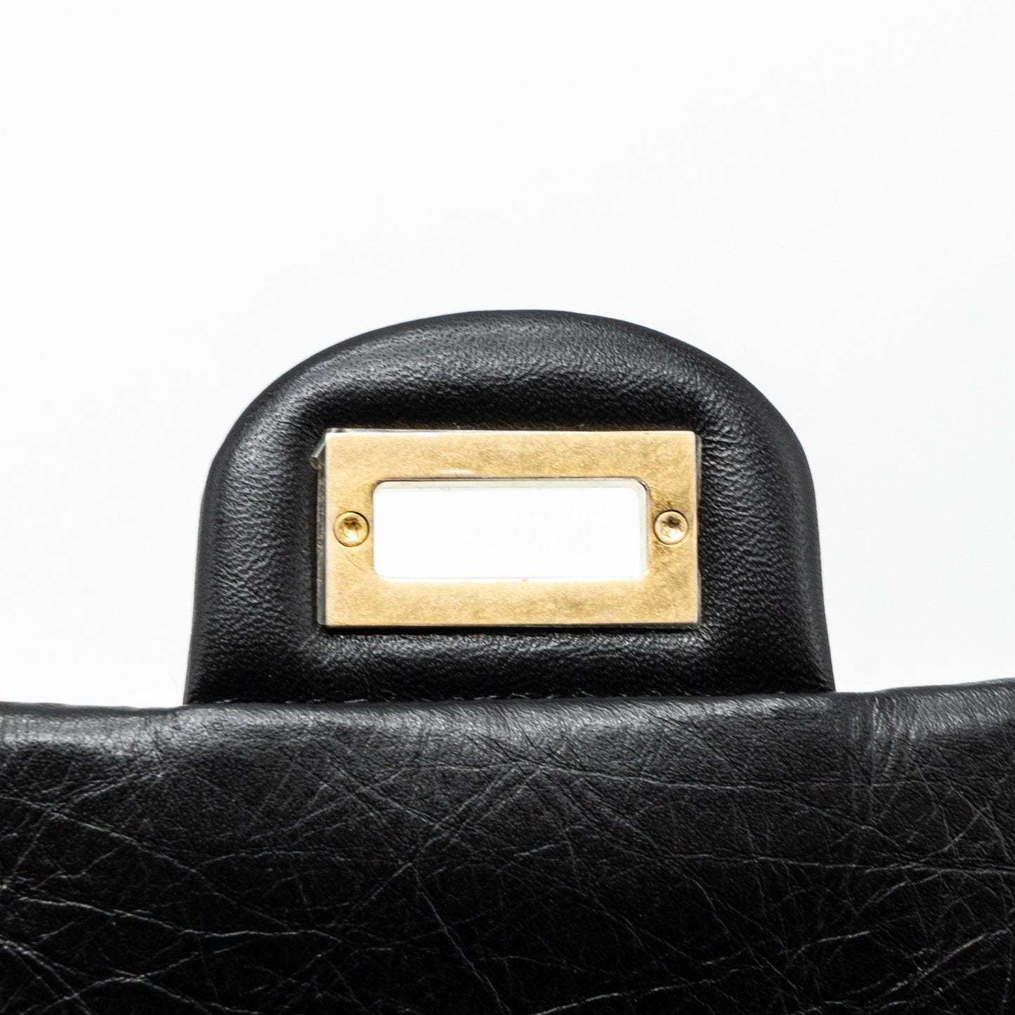 Chanel Mini 2.55 Reissue Flap Bag Aged Calfskin Black Brushed