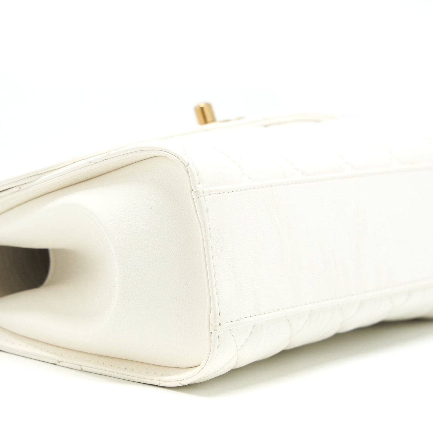Chanel Seasonal Flap Bag Lambskin White