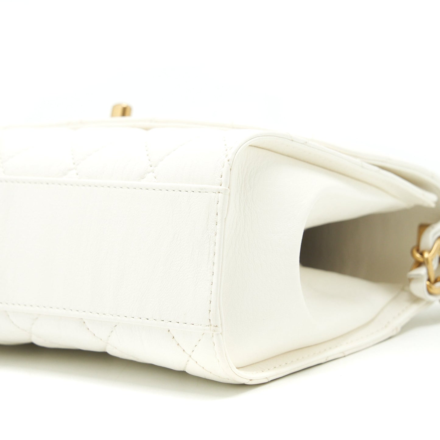 Chanel Seasonal Flap Bag Lambskin White