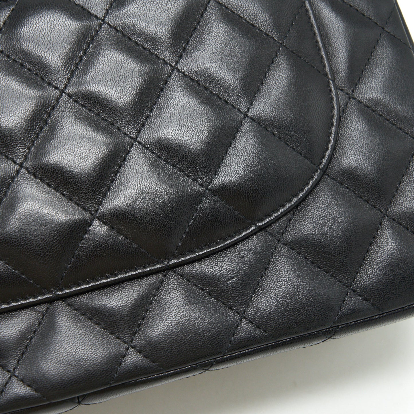 Chanel Classic jumbo Double flap Bag Lambskin Black