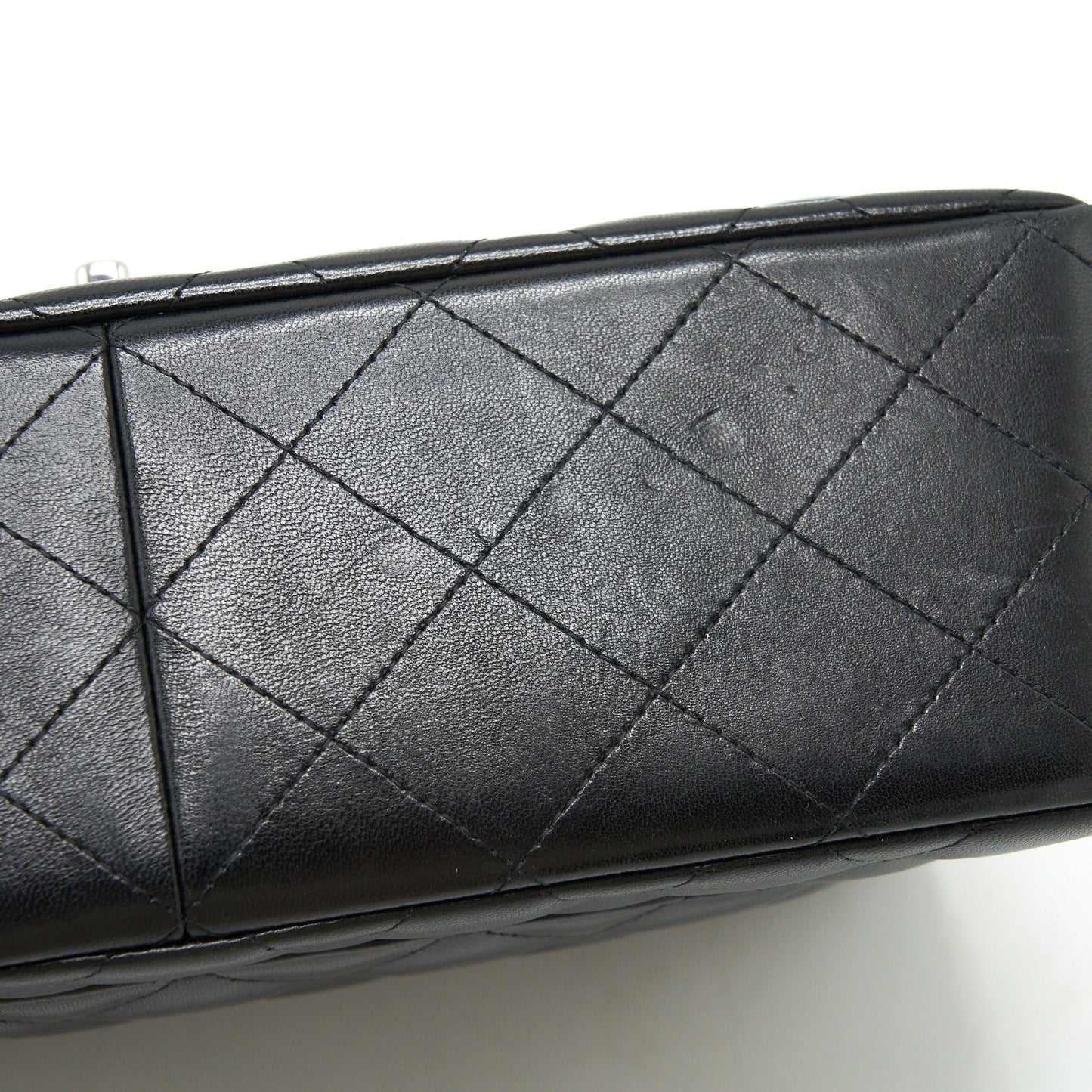 Chanel Classic jumbo Double flap Bag Lambskin Black