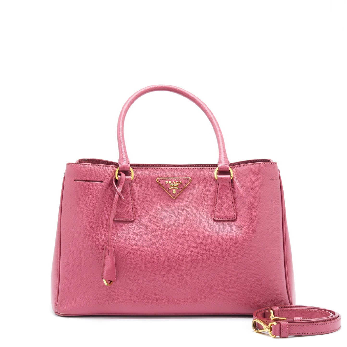 Prada Saffiano Tote Purse Pink