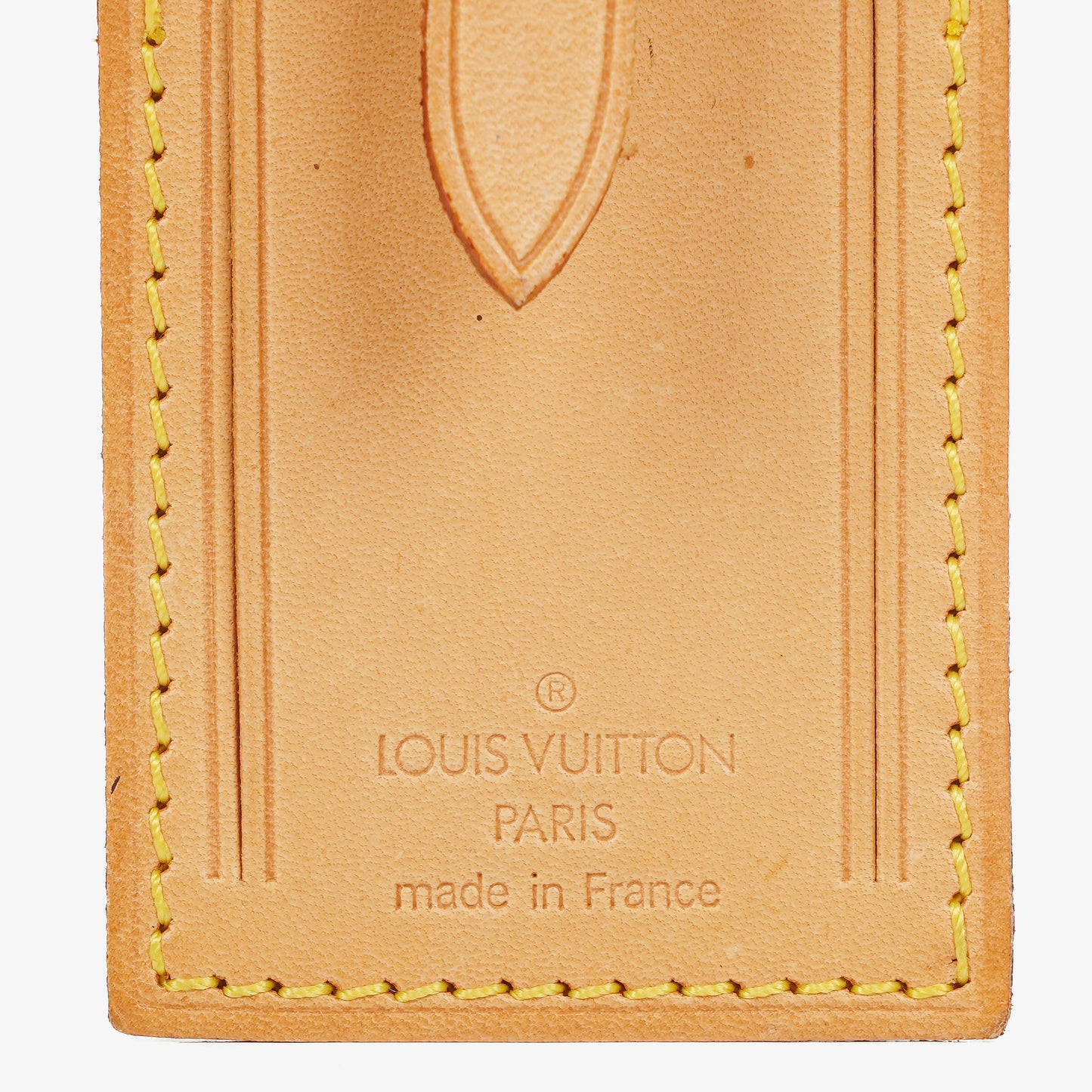 Louis Vuitton Leather Name Tag And Handles Holder