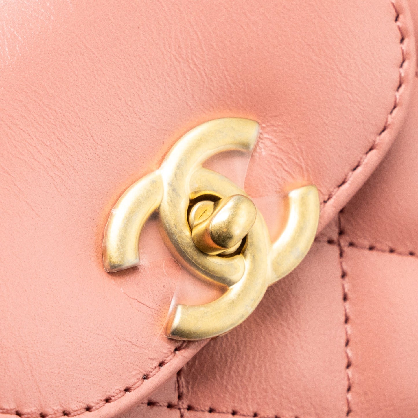Chanel 23k Mini Shopping Tote Calfskin Pink Brushed (Microchip)