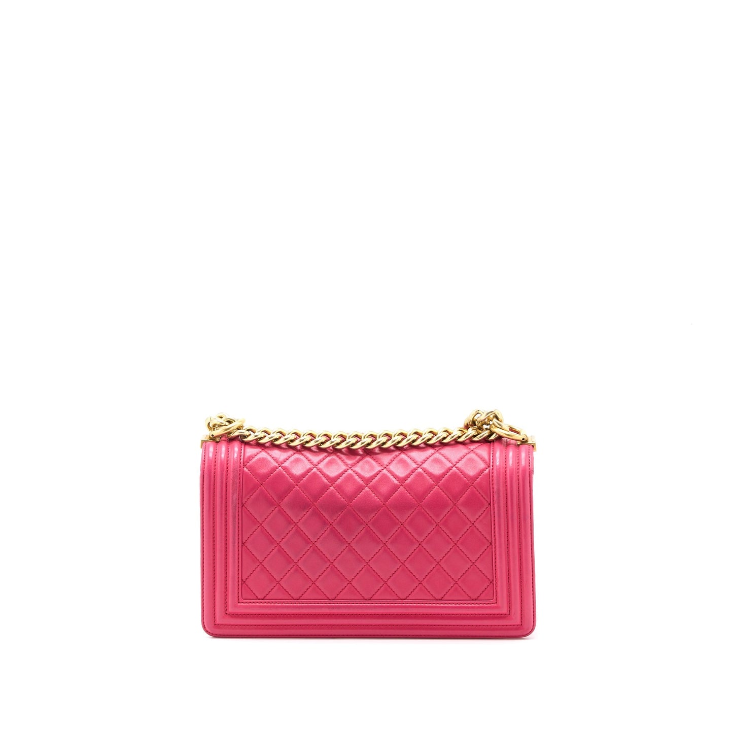Chanel Medium Boy Bag Lambskin Pink