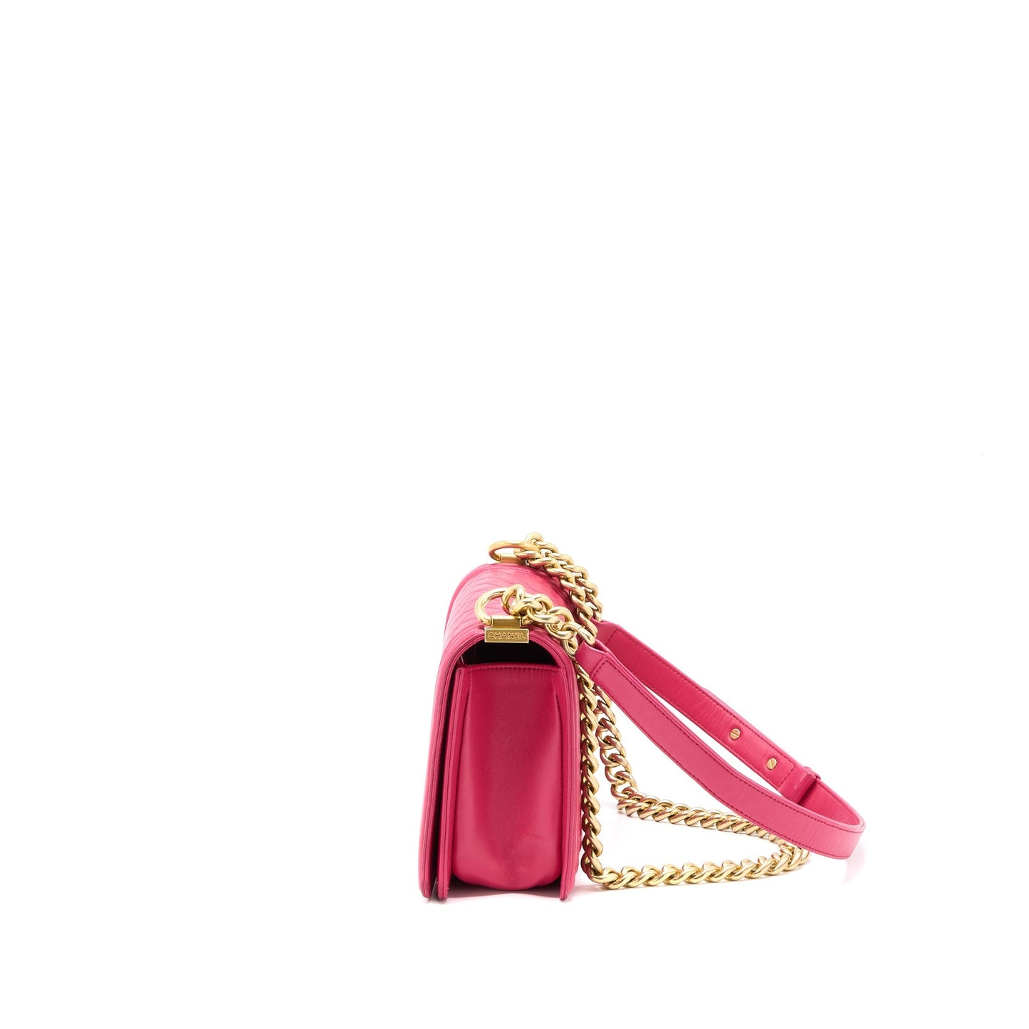 Chanel Medium Boy Bag Lambskin Pink
