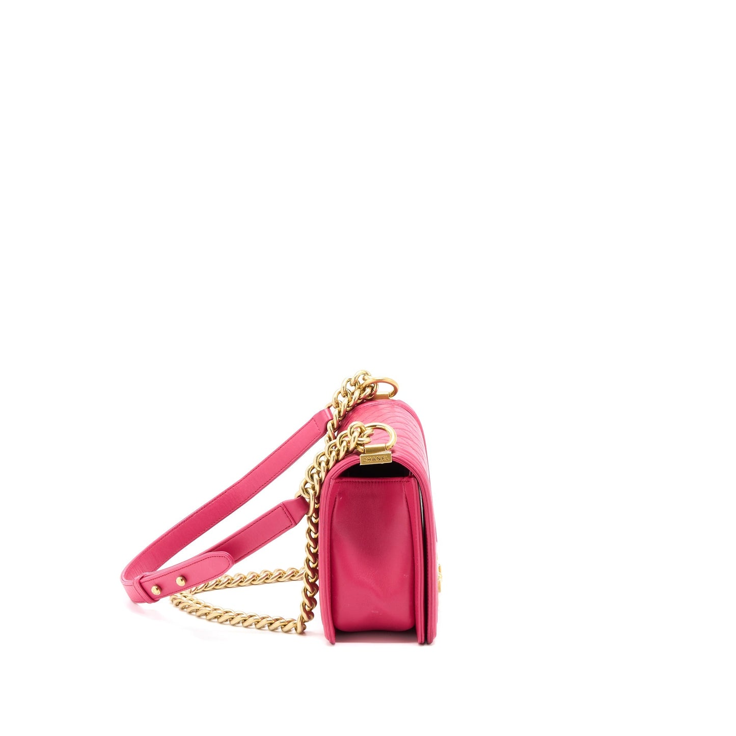 Chanel Medium Boy Bag Lambskin Pink