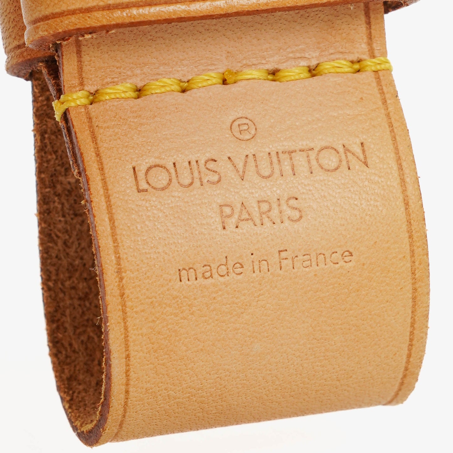 Louis Vuitton Leather Name Tag And Handles Holder