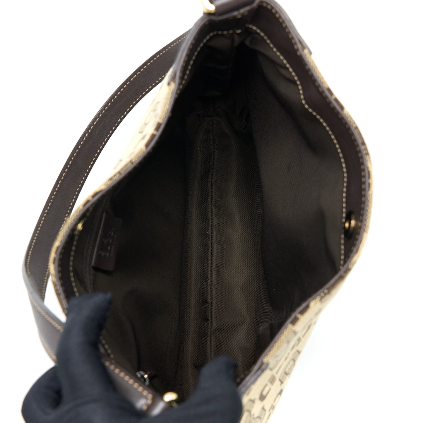 Gucci   Hobo Bag Canvas/Leather Multicolour