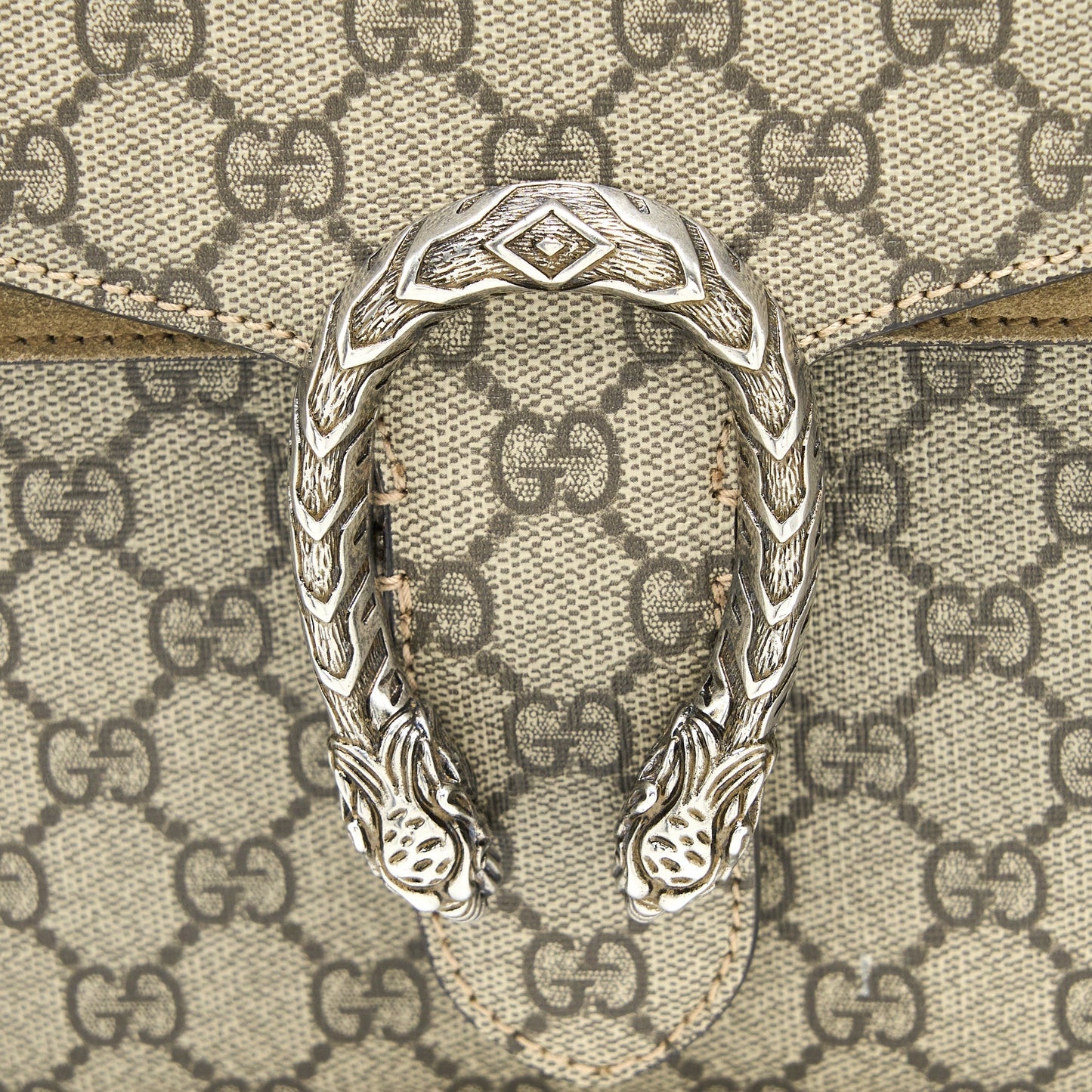Gucci Dionysus Shoulder Bag GG Supreme Canvas/Suede SHW