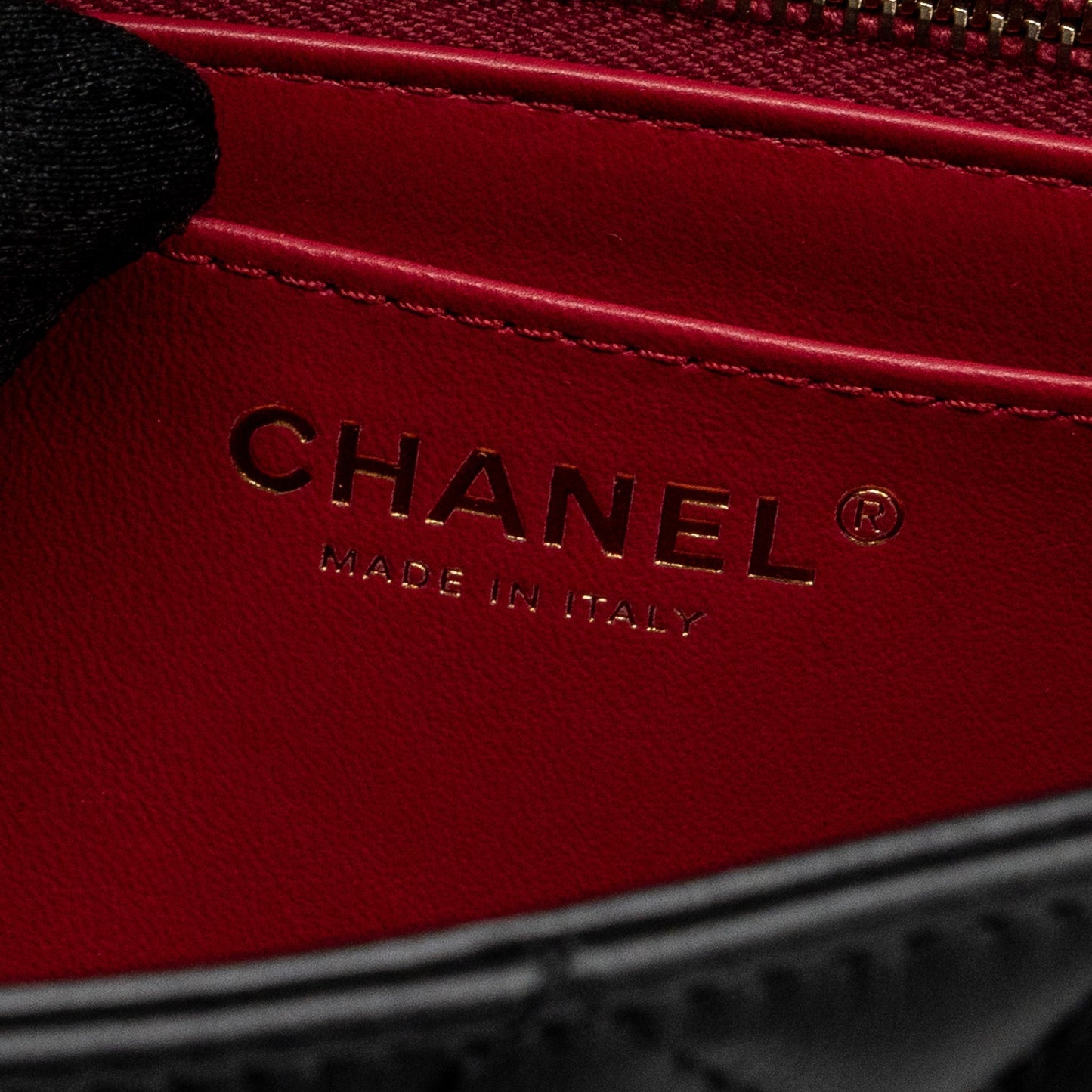 Chanel 23s camellia chain flap bag lambskin black  (Mircochip)