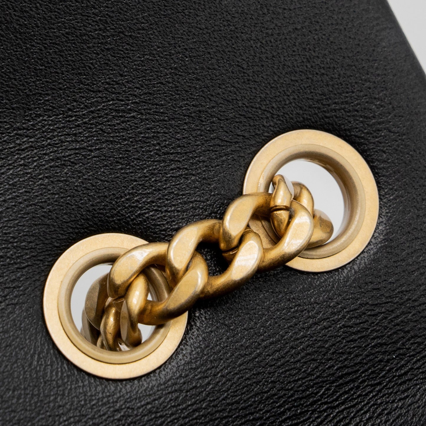Chanel 23s camellia chain flap bag lambskin black  (Mircochip)