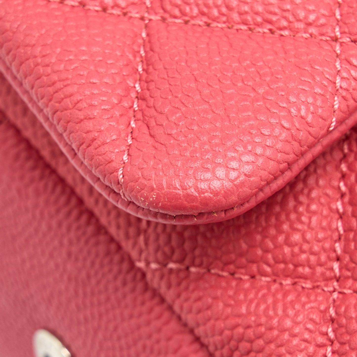 Chanel Easy Flap Bag Caviar Pink
