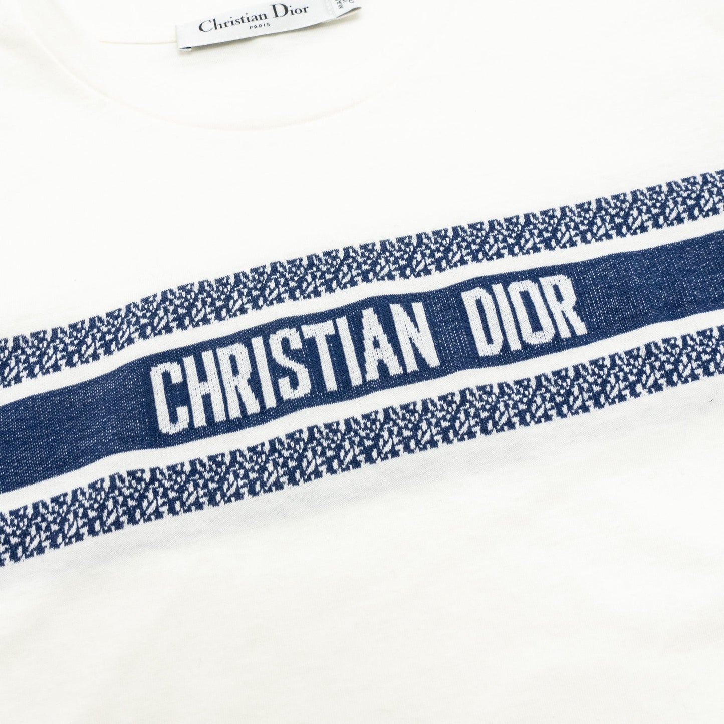 Dior size dioriviera T-Shirt Cotton white / navy