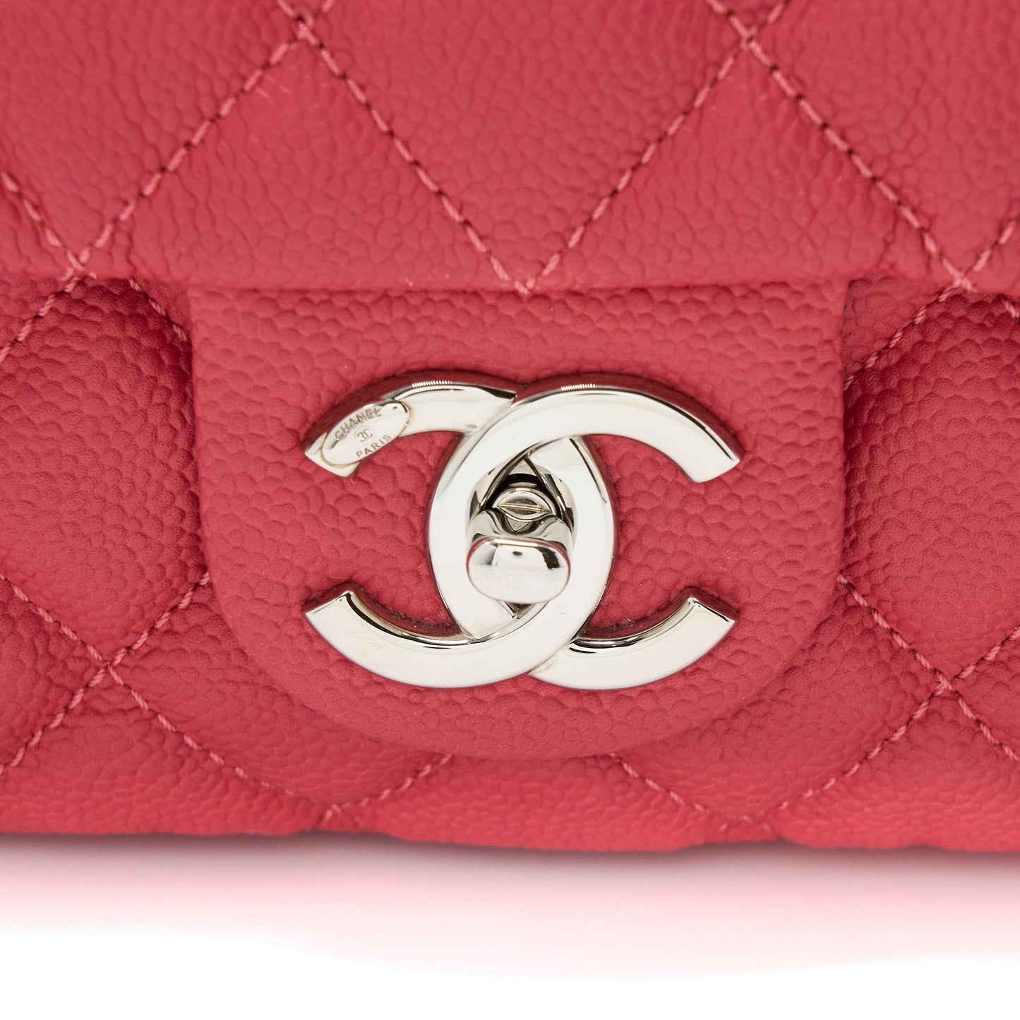 Chanel Easy Flap Bag Caviar Pink