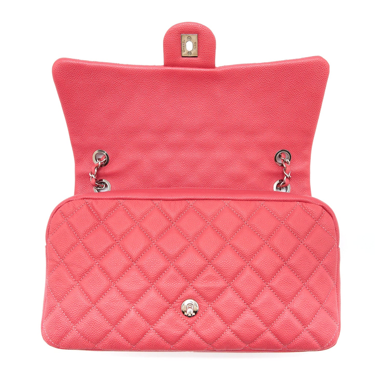 Chanel Easy Flap Bag Caviar Pink