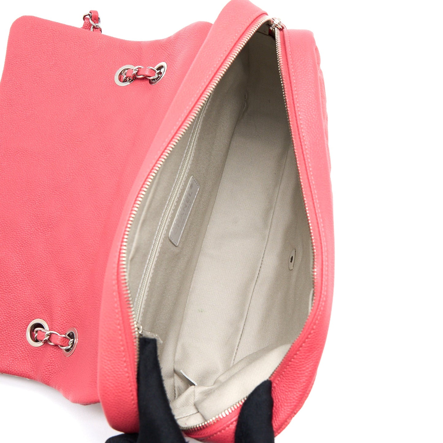 Chanel Easy Flap Bag Caviar Pink