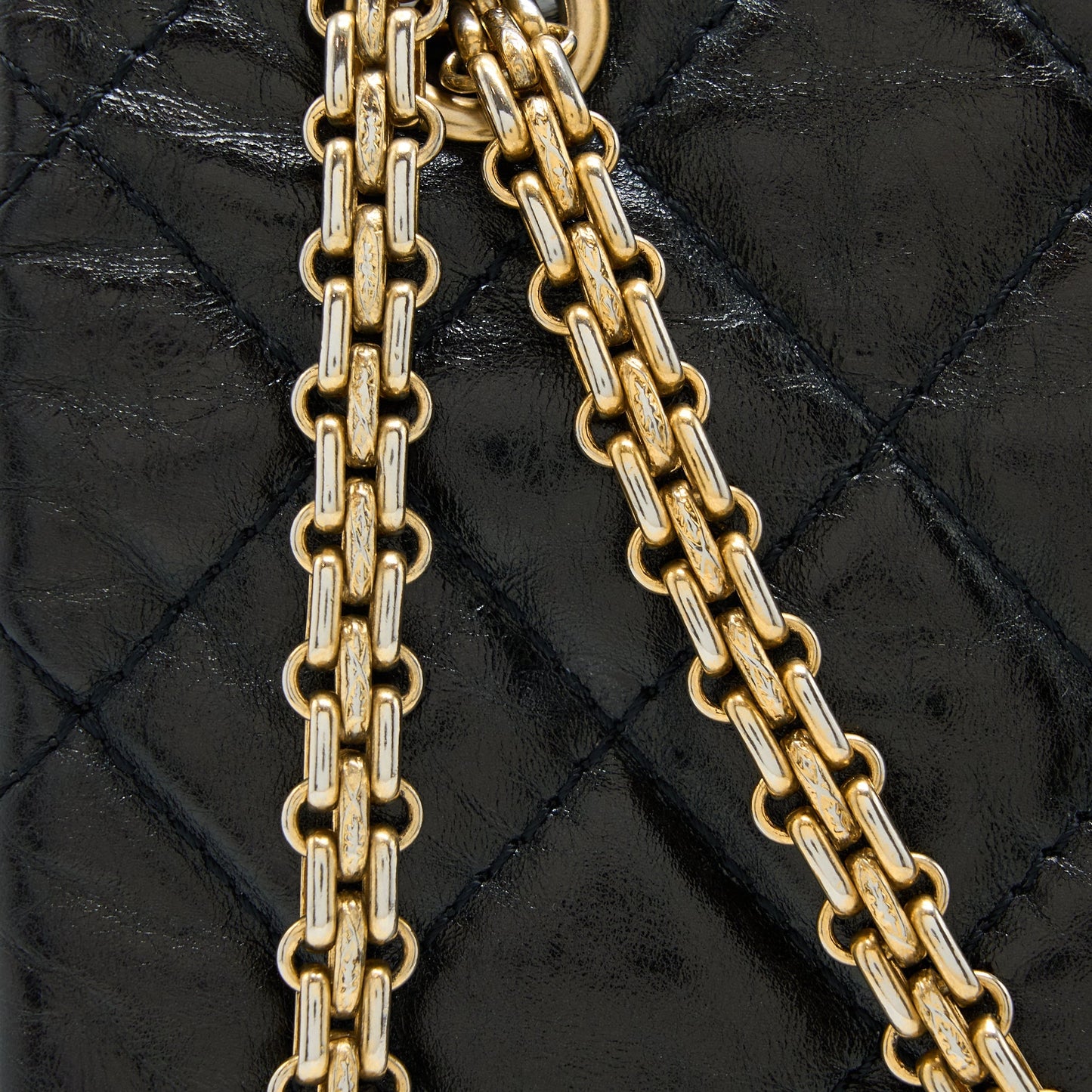 Chanel 2.55 Reissue 227 Shiny Aged Calfskin Black
