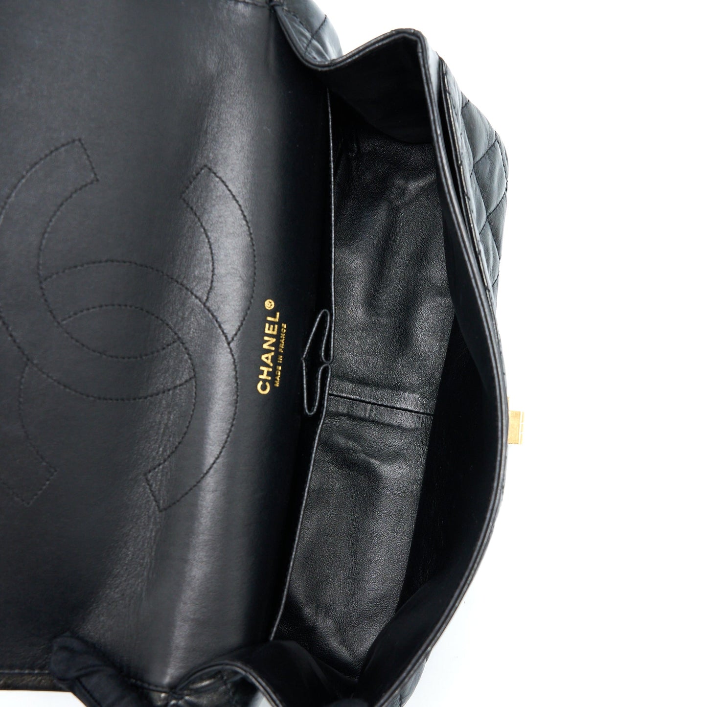 Chanel 2.55 Reissue 227 Shiny Aged Calfskin Black