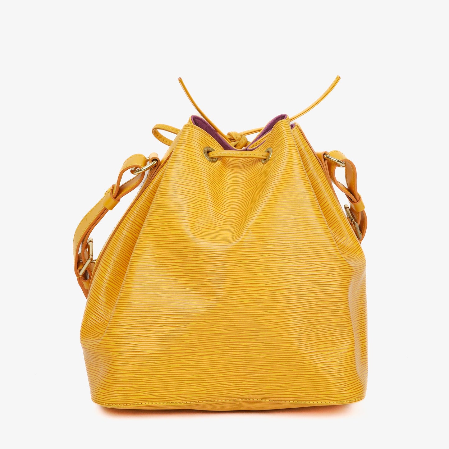 Louis Vuitton Petit Noe Yellow EPI Leather Shoulder Bag