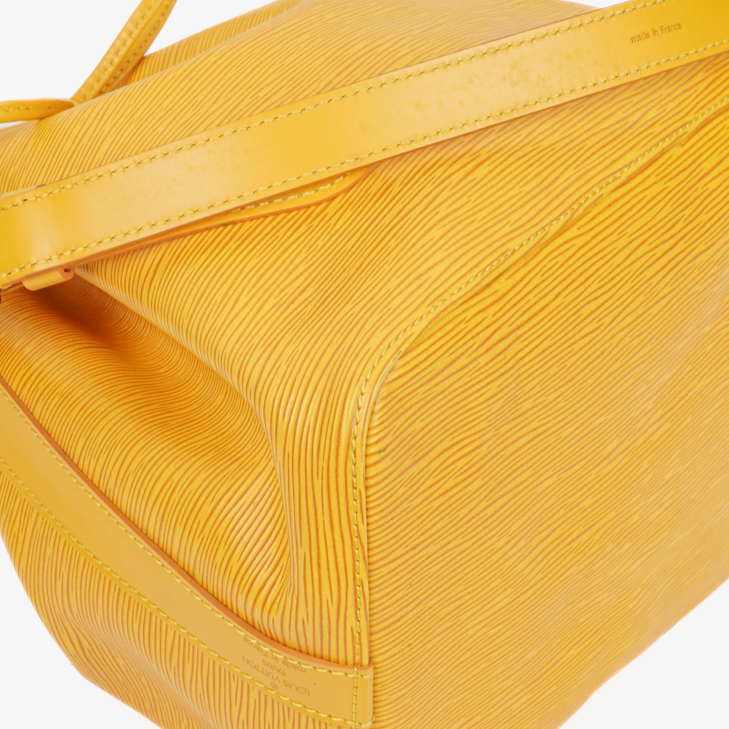 Louis Vuitton Petit Noe Yellow EPI Leather Shoulder Bag